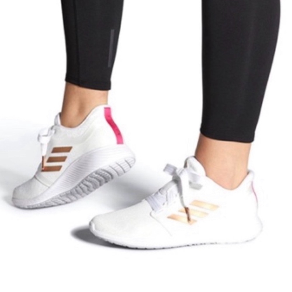 White Adidas in perfect condition.